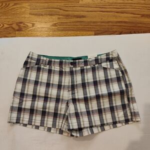 Sonoma Plaid Shorts Size 14 Women